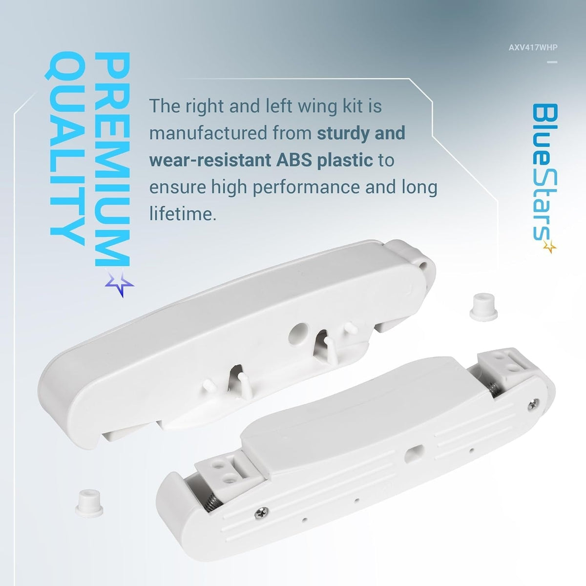 AXV417WHP pool cleaner pod swing kit with two white replacement wings for Hayward Navigator and Pool Vac cleaners.
