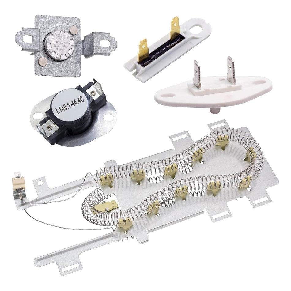 8544771 Dryer Heating Element 279973 3392519 Thermal Fuse 8577274 Thermistor Dryer Repair Kit