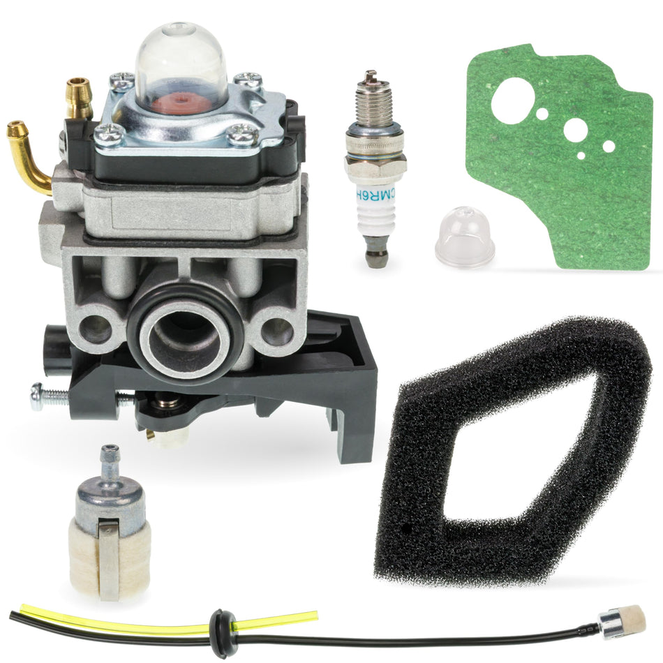 [Lifetime Warranty] GX35 Carburetor Replacement for Honda GX35 GX35NT GX25 GX25N GX25NT Engine HHT35S HHT25S UMK435 String Trimmer Brushcutter - Replaces 16100-ZOZ-034 16100-202-815 Walbro WYB-16C