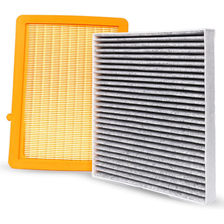 CF11966 Cabin Air Filter + CA12260 Engine Air Filter Kit, two pleated filters shown