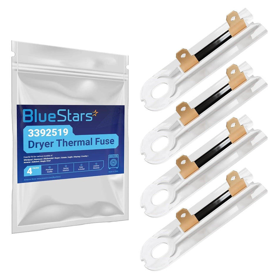 3392519 Dryer Thermal Fuse - Pack of 4