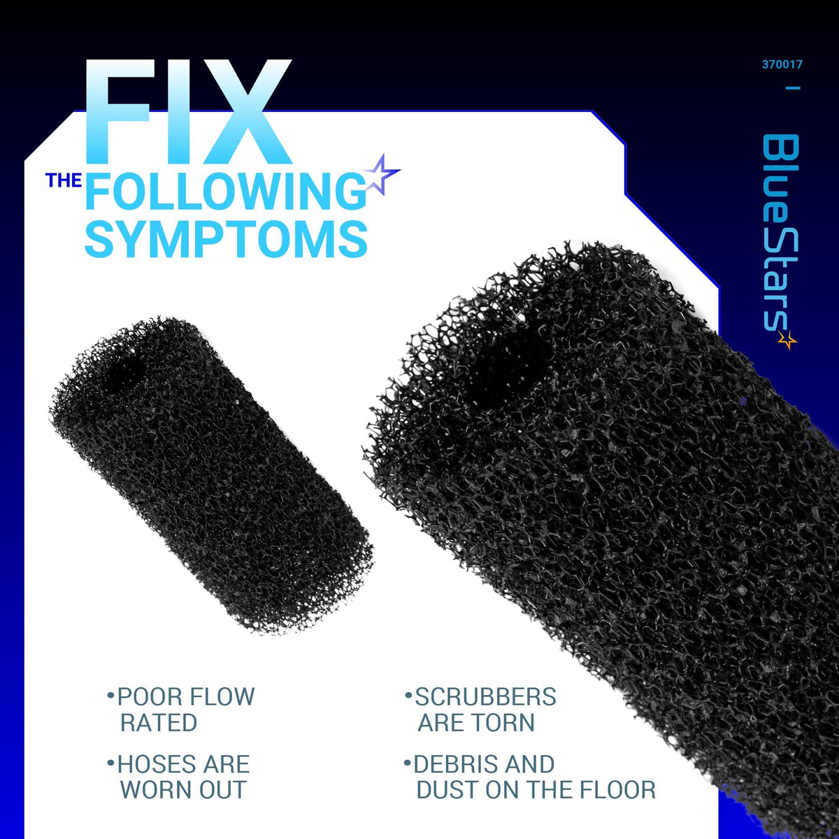 Two black sweep hose tail scrubbers for Pentair Legend pool cleaners shown in an informational graphic.