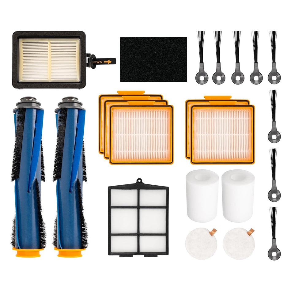 2 Roller Brushes + 8 Side Brushes + Filters Kit Accessories Kit Shark AI