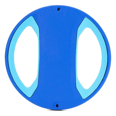 Top view of blue Frigidaire dishwasher lower spray arm replacement part 5304517982.