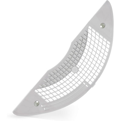 White W11117302 dryer lint screen grille replacement part for Whirlpool, Kenmore, and Maytag dryers.