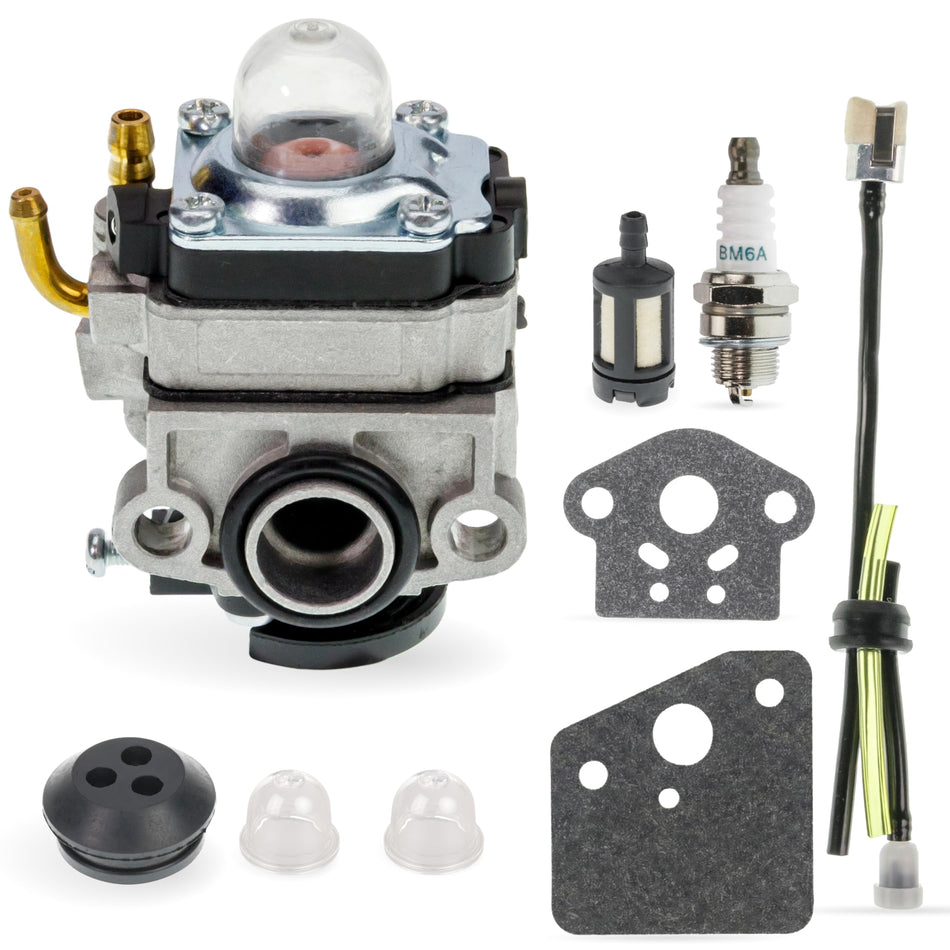 [Lifetime Warranty] 309375002 Carburetor Kit - Compatible with Ryobi & Homelite 30cc 4-Cycle Engines 309370002 985624001 Ryobi S430 C430 X430 RY34421 RY34441 RY34425 RY34445 RY34001 RY13016 String Trimmers
