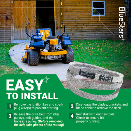 607400 pump drive belt installation guide for Hustler Raptor SD zero-turn mower.