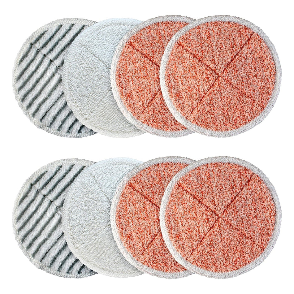 2124 Spinwave Mop Pad for Bissell 2039A (4 Hard + 2 Scrubby + 2 Soft)