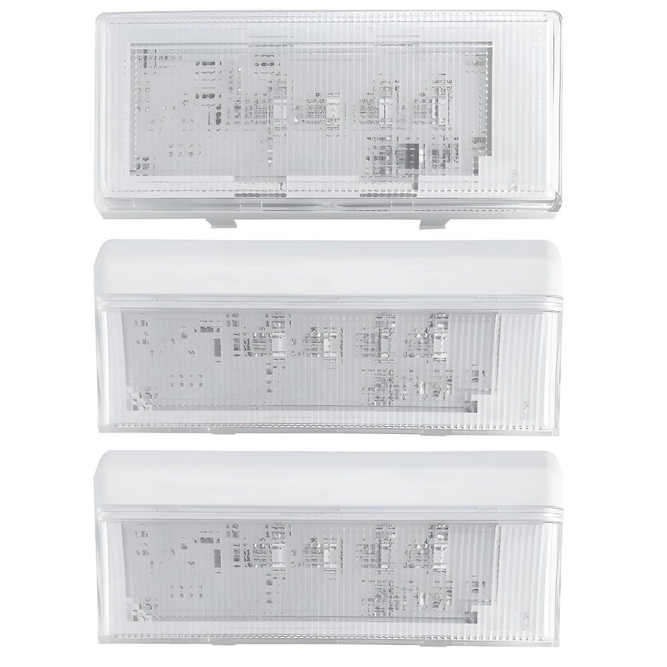 [Lifetime Warranty] 2 PCS W10515057 & 1 PCS W10515058 Refrigerator LED Light - Compatible with Whirlpool WRS322FDAB00 WRS322FDAB01 Kenmore 10651729410 10641129211 Maytag MSB27C2XAM00 MSB27C2XAW00 Refrigerator