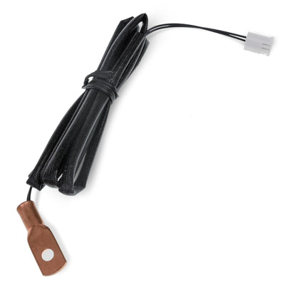 PU-CBHS heat sensor with copper lug and wire harness for Englander pellet stoves.