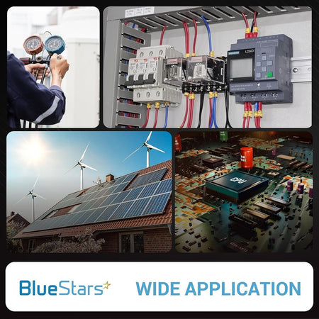 Collage showing wide industrial and residential applications for SSR-40DA solid state relay modules.
