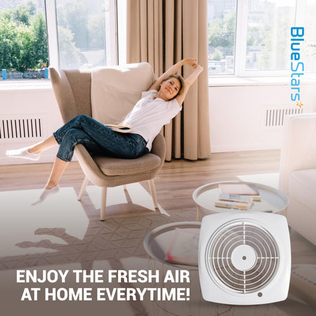 S97011790 bathroom exhaust fan cover for Nutone Broan wall fans, 11.5-inch white ABS ventilation grille.