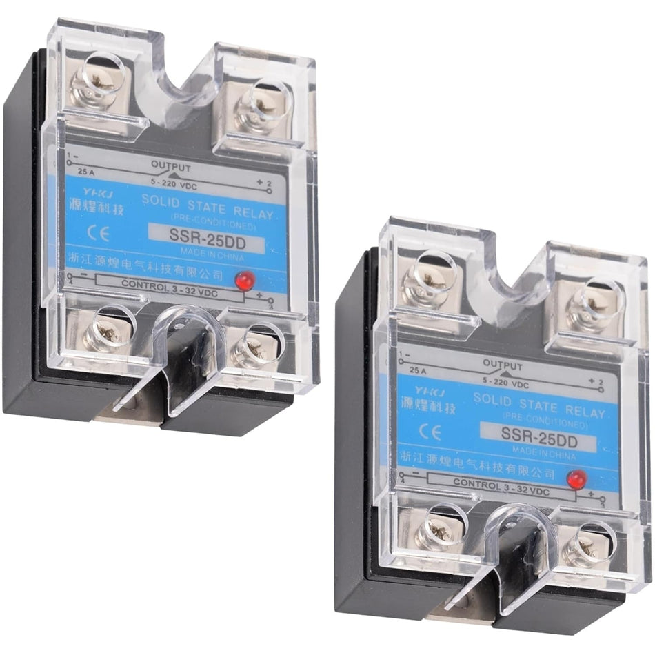 2PCS Solid State Relay SSR-25DD