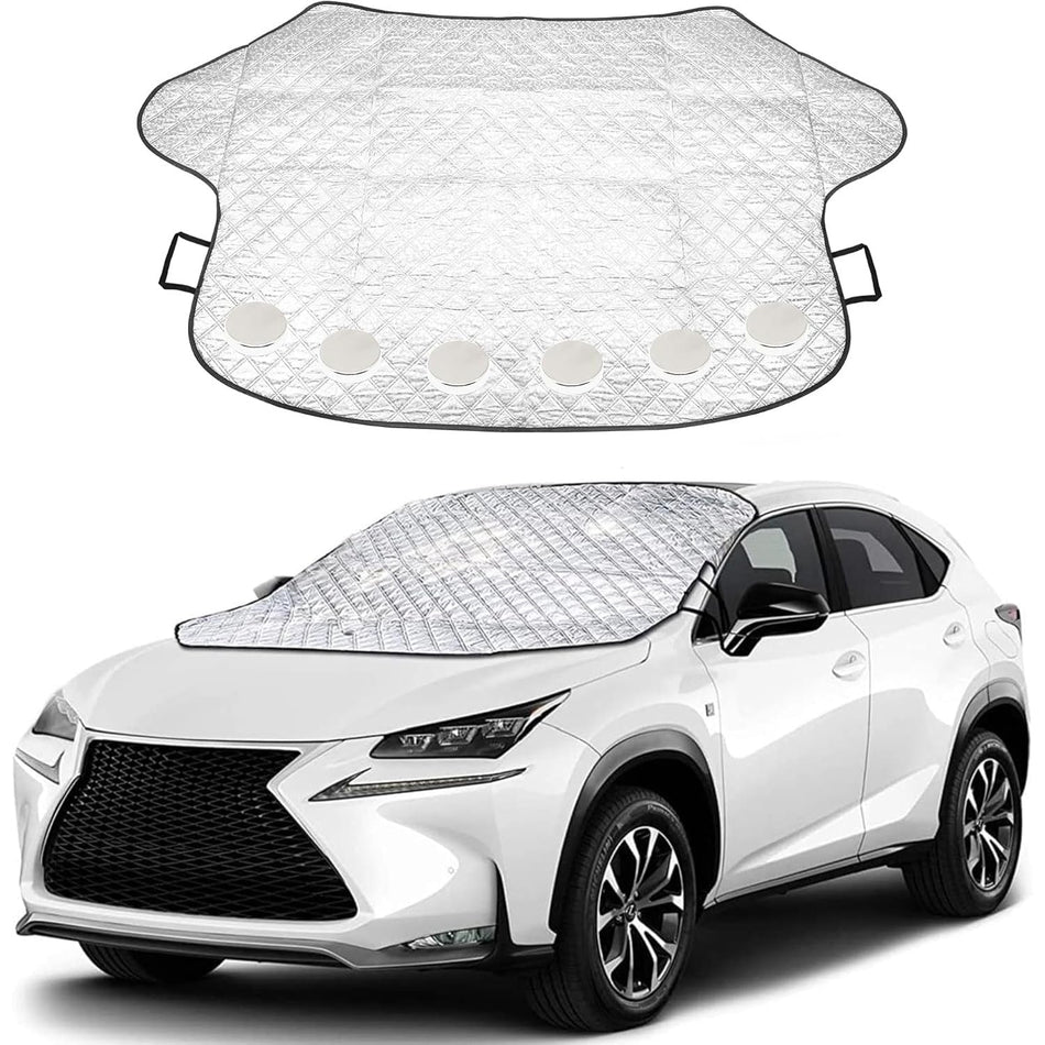 Large (56" x 39") Windshield Cover for Ice and Snow