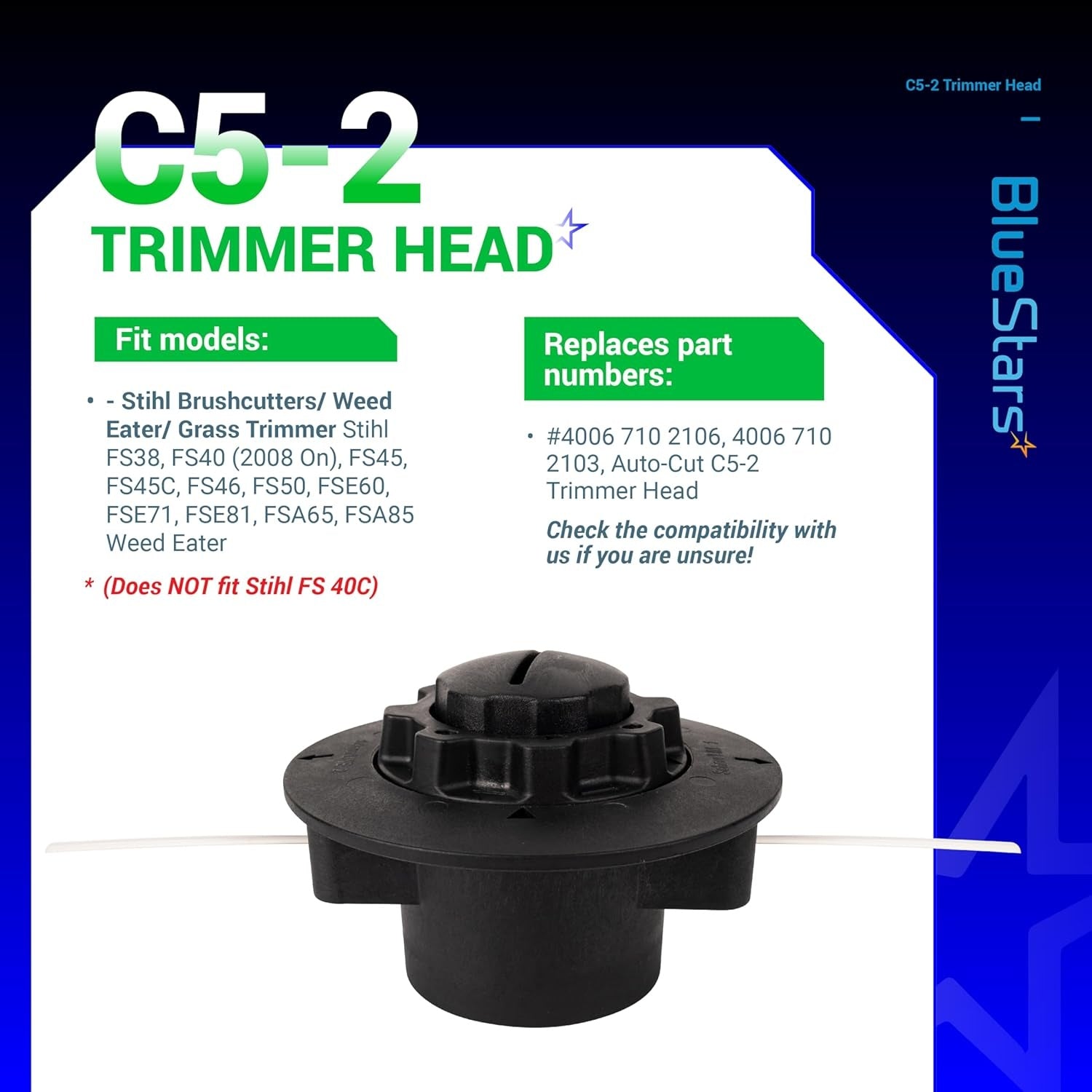 Stihl C5-2 Trimmer Head Replacement | 4006 710 2106