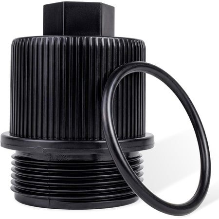 190030 Pool Filter Drain Plug Cap Assembly with O-Ring, front view