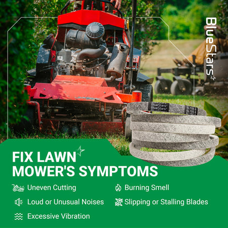 041-1560-00 replacement deck belt for 54-inch Bad Boy zero turn mowers shown in a promotional graphic.