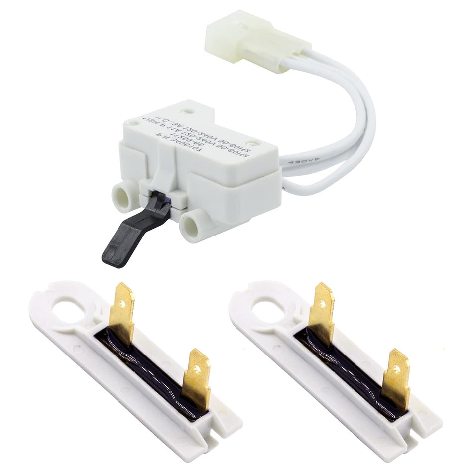 3392519 PO2 & 3406107 Dryer Thermal Fuse and Door Switch Set