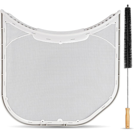 ADQ56656403 lint filter replacement with cleaning brush, front view