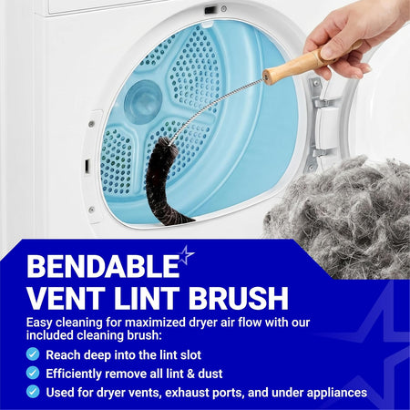 ADQ56656403 lint filter replacement, included bendable brush cleaning lint from a dryer vent