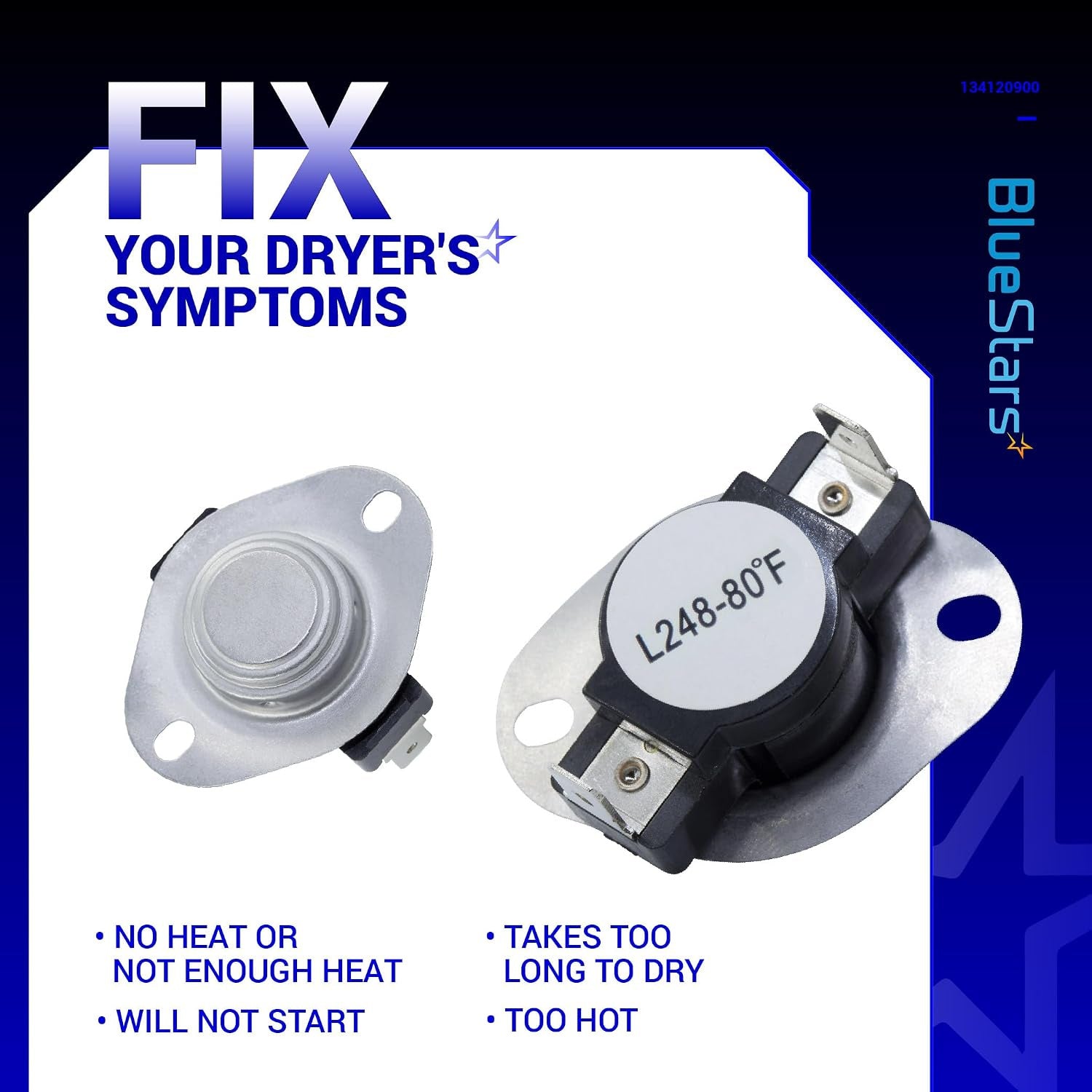 279769 Dryer Thermal Cut-Off Kit for Whirlpool & Kenmore