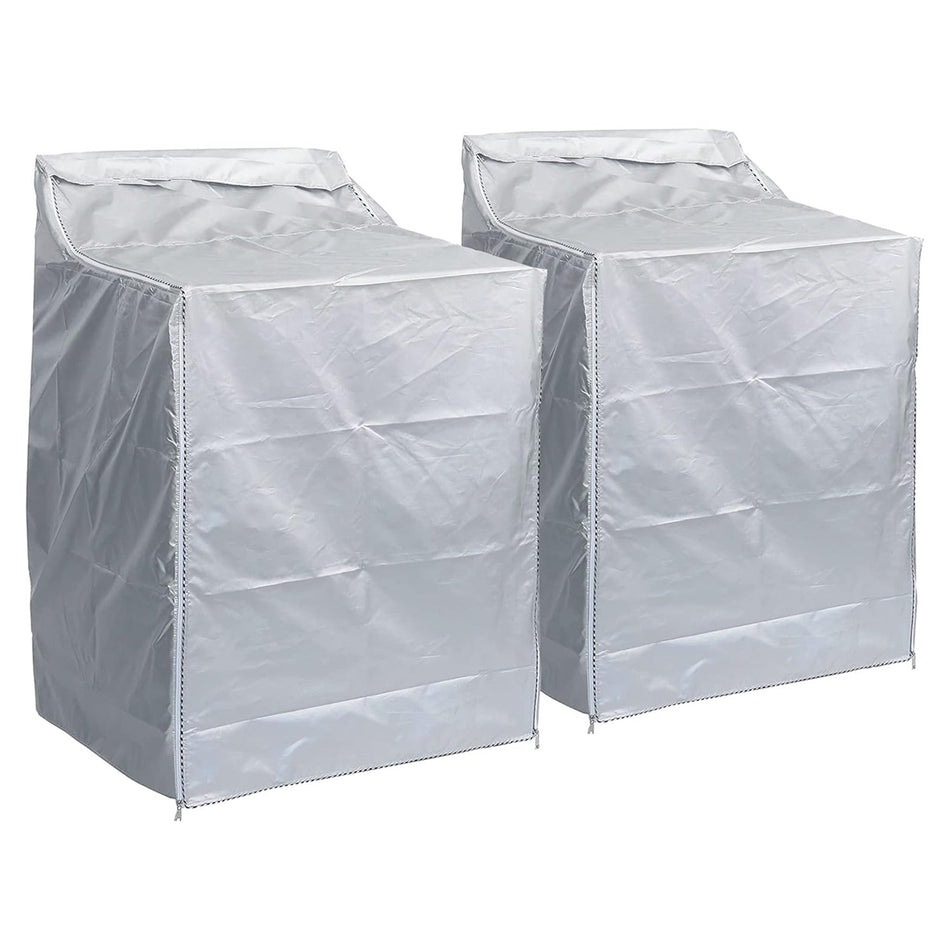 Silver Top Load Washing Machine Covers