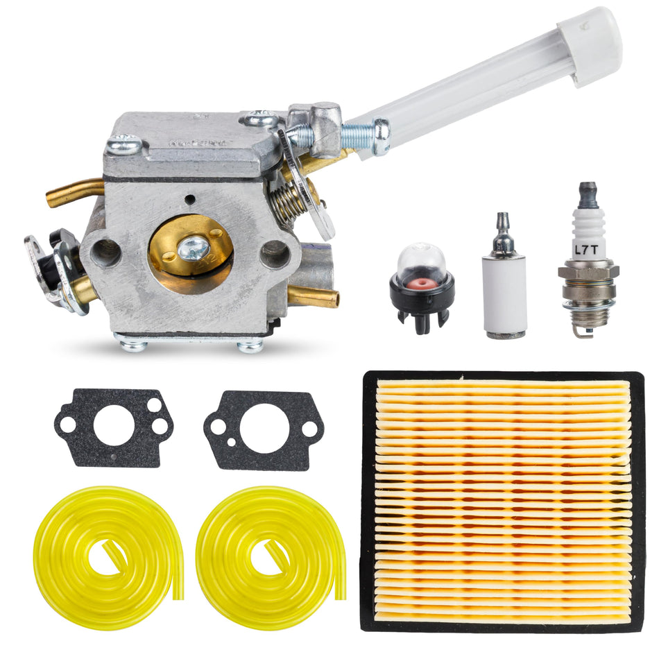 [Lifetime Warranty] BP42 Carburetor - Compatible with Ryobi RY08420 RY08420A RY42WB RY42BPEMC Backpack Leaf Blower 308054093 900777005 308054079 WT-1086 Carb with Air Filter Fuel Filter Spark Plug Primer Bulb