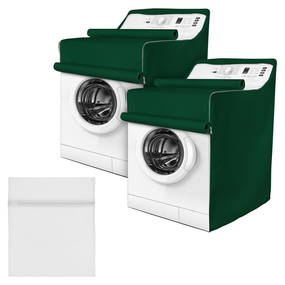 2PCS Washing Machine Covers with Laundry Bag