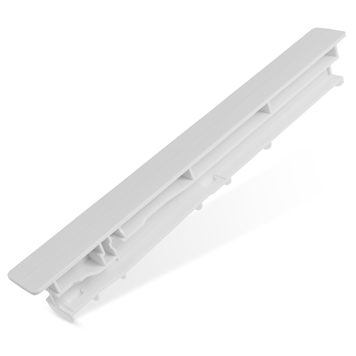 White refrigerator center drawer slide rail replacement part W10326469.