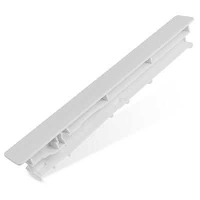 White refrigerator center drawer slide rail replacement part W10326469.