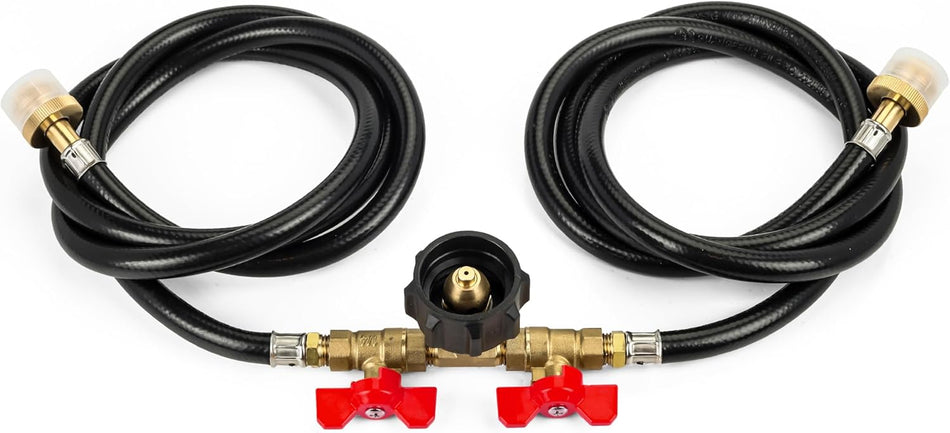 5FT 2-Way Propane Hose Adapter 1lb to 20lb