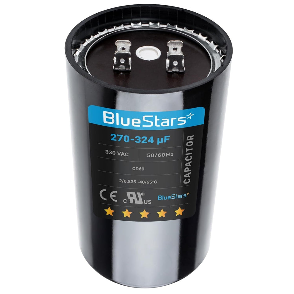 270-324 uf/MFD 330 VAC Round Start Capacitor