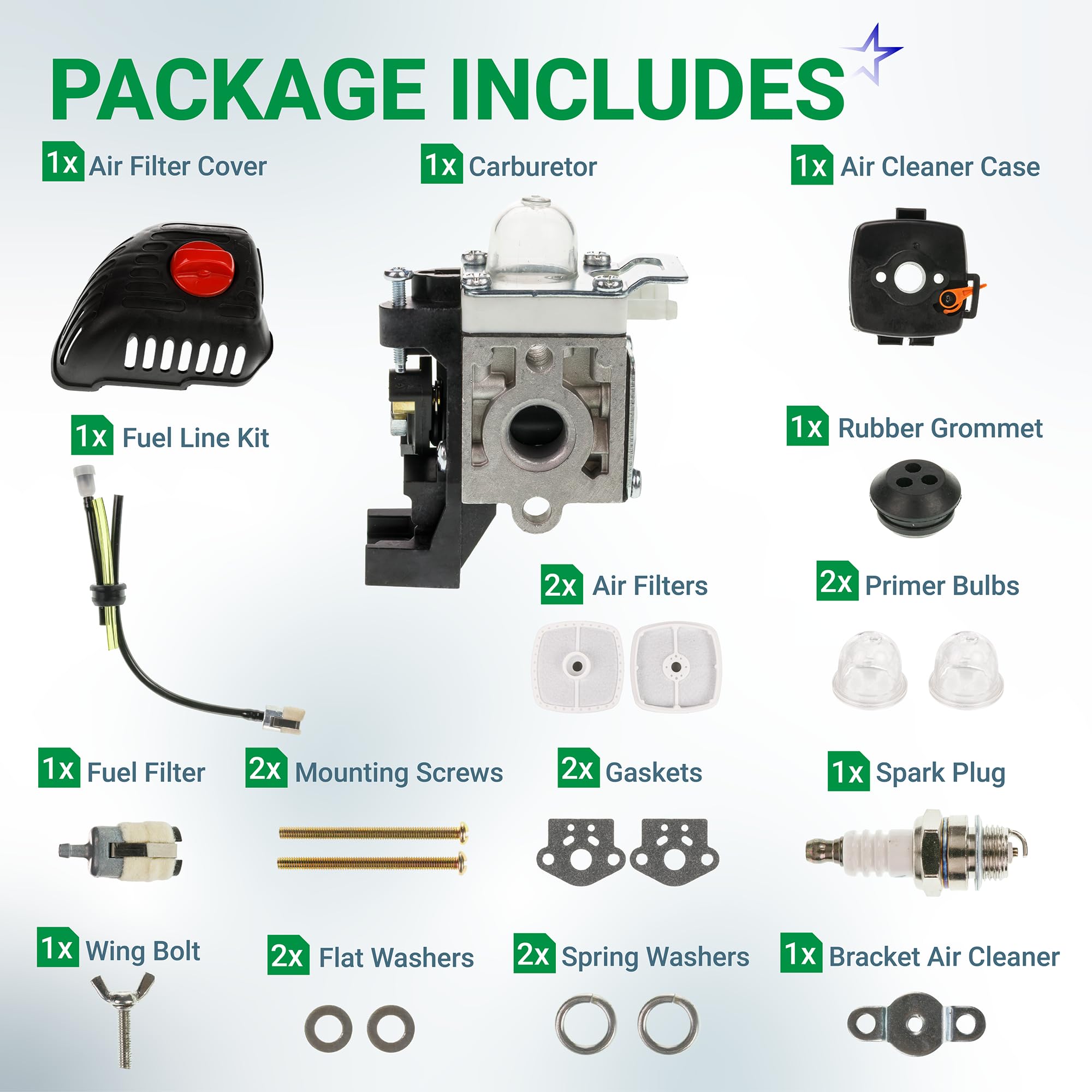 A021001692 Carburetor Kit - For SRM Trimmer