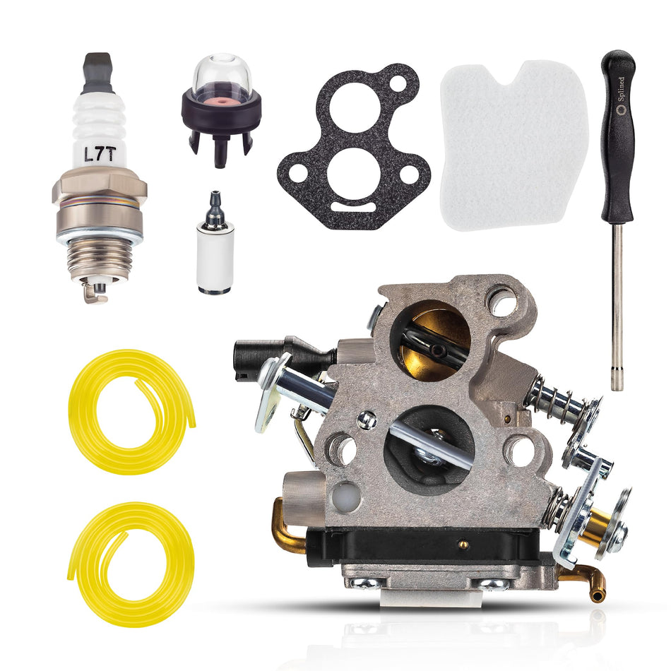 [Lifetime Warranty] 235 Carburetor - Compatible with Husqvarna 235E 240 240E 236 236E 120 Jonsered CS2234 CS2238 CS2234S CS2238S GZ380 586936202 545072601 574719402 358381600 C1T-W33C with Filter