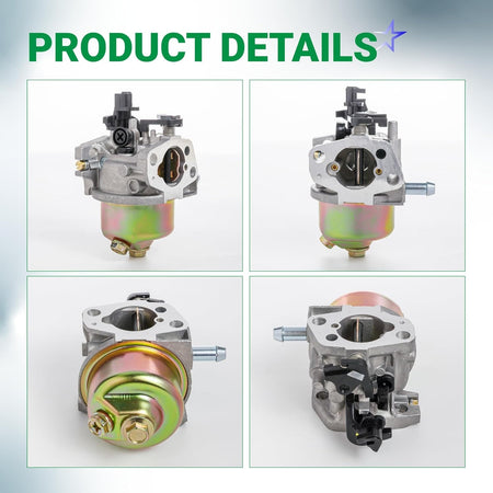 Multi-angle view of 951-10309 replacement carburetor for Yard-Man, Cub Cadet, and MTD lawn mowers.