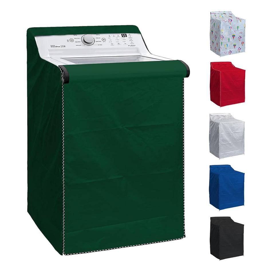 W29”x D28”x H43” Washing Machine Cover For Top-load (Green)