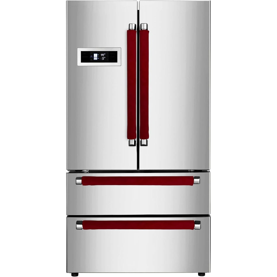 4-pack Refrigerator Door Handle Covers 15.74x5.5 inch - Red