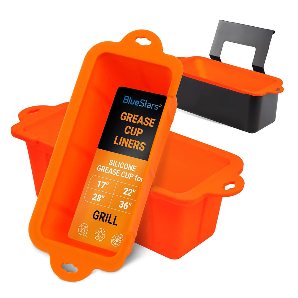 2-Pack Silicone Grease Cup Liners