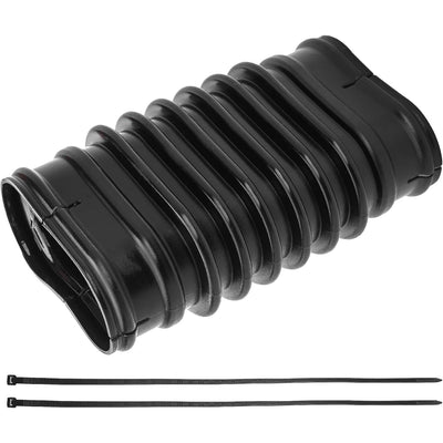 Black replacement bellows flex tube for Ryobi backpack leaf blowers with two included zip ties.