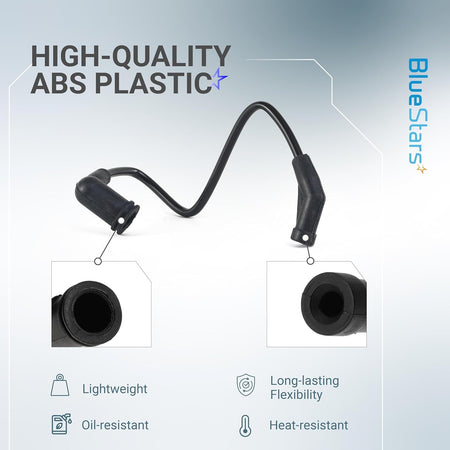 Fuel injection pressure regulator vacuum line made of high-quality, heat-resistant, and flexible ABS plastic.