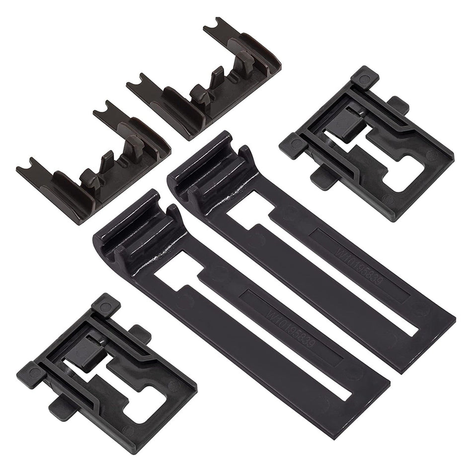 W10195839 & W10195840 & W10250160 Adjuster Positioner, Rack Adjuster & Adjuster Arm Clip-lock Kit