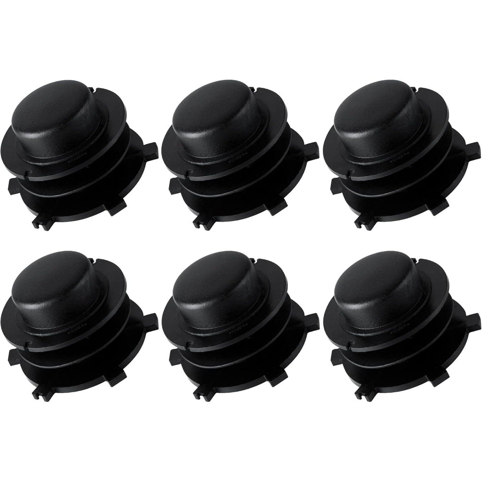 Trimmer Head Spool Cap Cover - Pack of 6