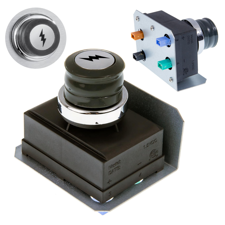 1836-13 7629 Genesis Igniter for Weber Genesis Grill Parts Genesis 300 Series Front-control Grills 3-Burner Igniter Module Weber 88826 E310 E320 E330 Button Switch