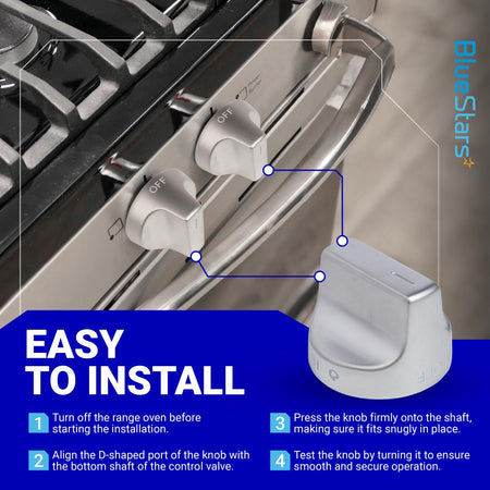 W11239985 stove knob replacement installation guide showing compatibility with Whirlpool ranges.