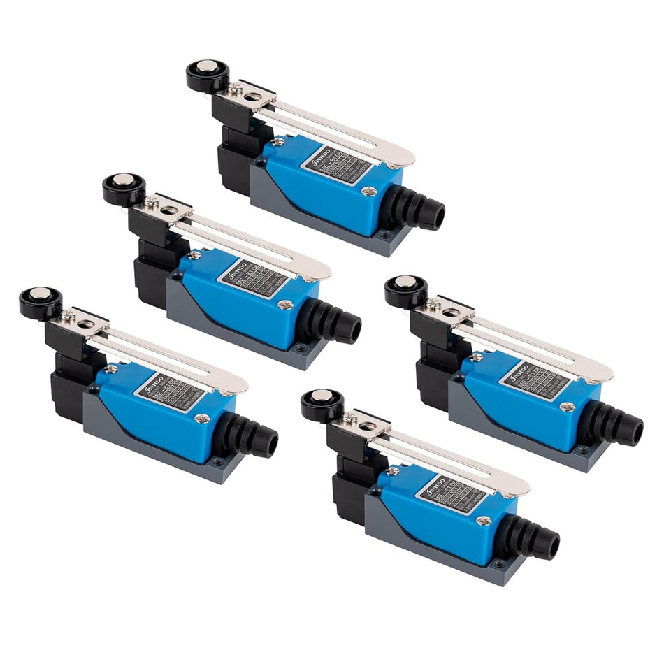 ME-8108 Momentary Roller Lever Arm Limit Switch - Pack of 5