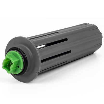 WD21X10519 dishwasher flood switch with gray cylindrical housing and green electrical connector.