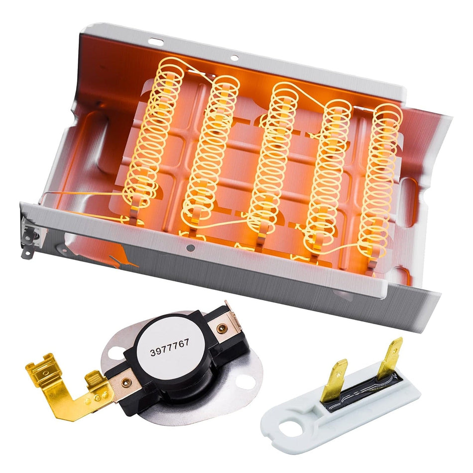 279838 Dryer Heating Element 3977767 3392519 Thermal fuse Dryer Repair Kit