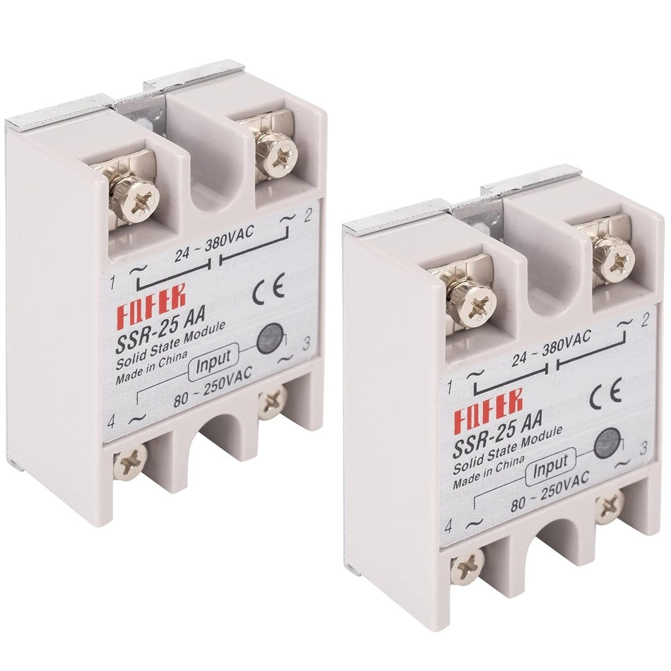SSR-25AA Solid State Relay - Pack of 2