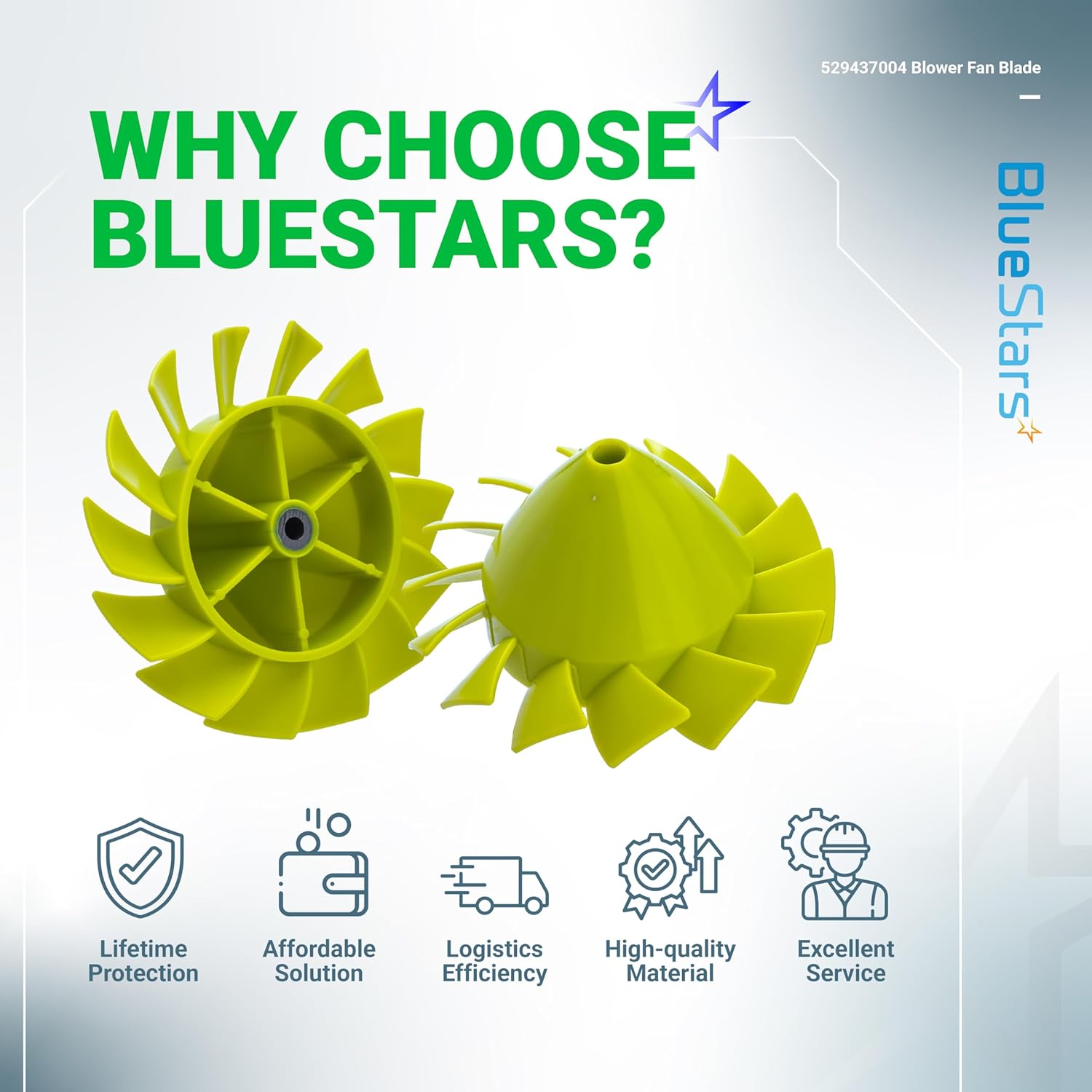 BlueStars Blower Fan Blade - Thumbnail 5