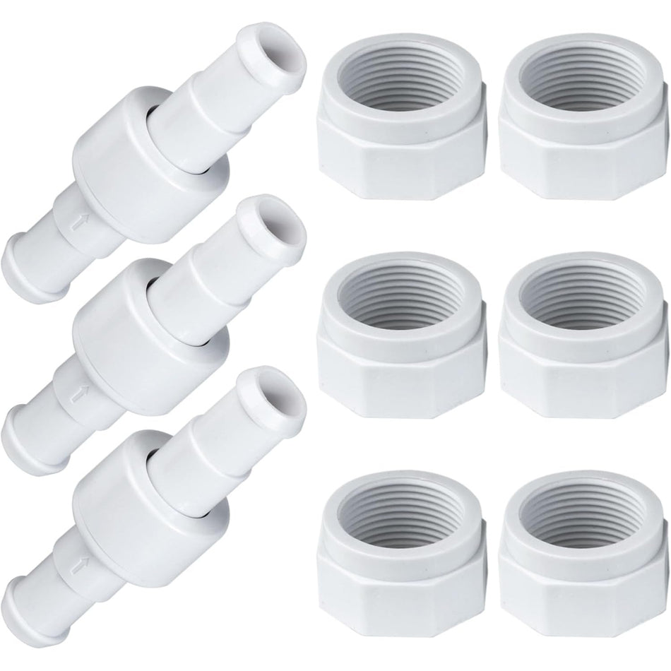 D20 Pool Cleaner Hose Swivel & D15 Hose Nut Kit